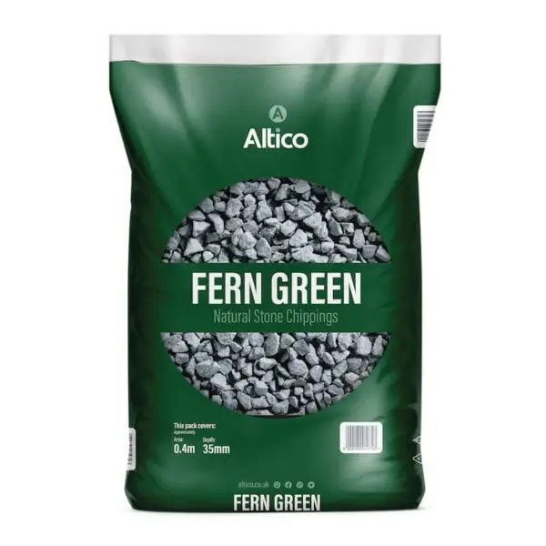 20KG FERN  GREEN CHIPPINGS
