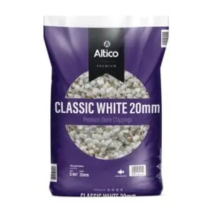 20KG 10MM CLASSIC WHITE CHIPPINGS