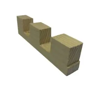 2.4M 25 X 15MM PINE DENTURE MOULD