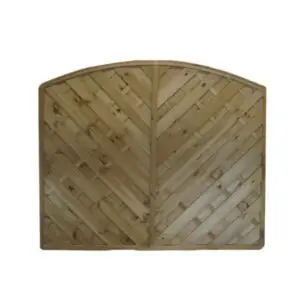1800 X 1500MM 'V' ARCHED PANEL
