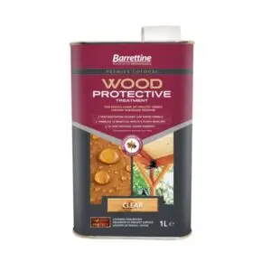 1 LITRE CLEAR WOOD PROTECTIVE TREATMENT BARRETTINE
