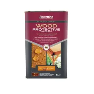 LITRE GOLDEN BROWN  WOOD PROTECTIVE TREATMENT BARRETTINE