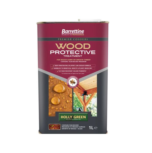 1L HOLLY GREEN WOOD PROTECTIVE TREATMENT