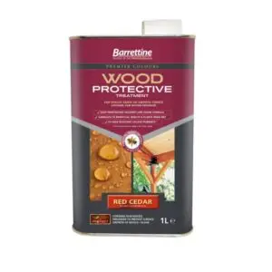 LITRE RED CEDAR WOOD  PROTECTIVE TREATMENT BARRETTINE