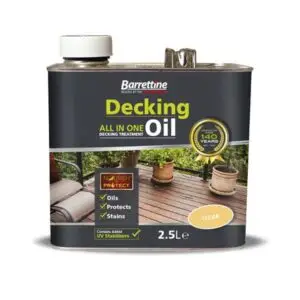 2.5 LITRE CLEAR DECKING OIL BARRETTINE