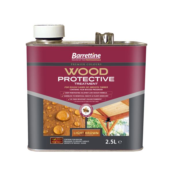 2.5L LIGHT BROWN WOOD PROTECTIVE TREATMENT