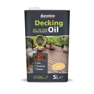 5 LITRE CLEAR DECKING OIL BARRATINE