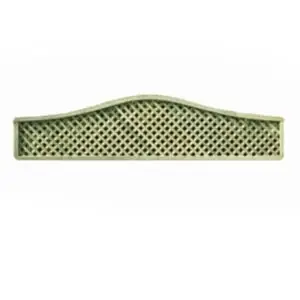 6FT X 300MM OMEGA TOP DECORATIVE PRIVACY LATTICE