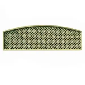 6FT X 450MM CONVEX TOP DECORATIVE PRIVACY LATTICE