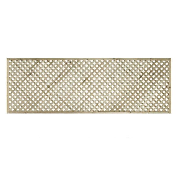 6FT X 600MM DECORATIVE PRIVACY LATTICE