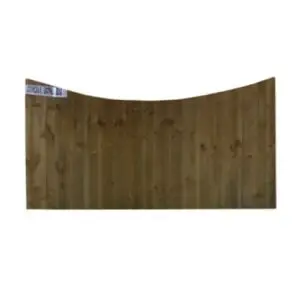 6FT X 2FT CONCAVE FEATHER EDGE PANEL