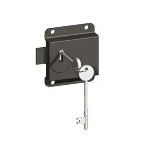 PRESS LOCK 75MM BLACK EPOXY