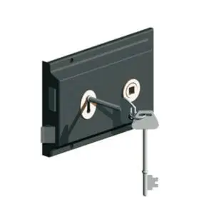 RIM LOCK DOUBLE HANDED 150MM