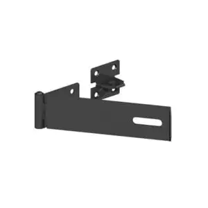 HASP & STAPLE BLACK EPOXY 75MM