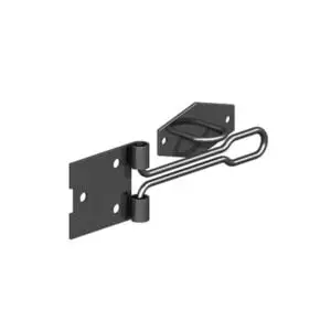100MM CABIN HOOK WIRE PATTERN EPOXY BLACK
