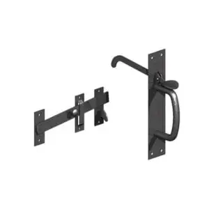 SUFFOLK LATCH BLACK EPOXY LIGHT