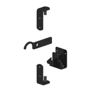 METAL GATE FIXING KIT EPOXY BLACK