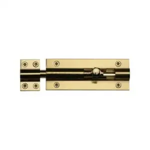 BARREL BOLT 75MM BRASS 1 PACK