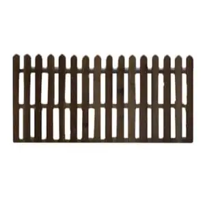 6FT X 3FT PALISADE PANEL POINTED TOP