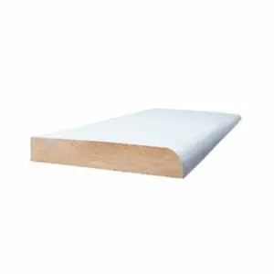 4.2M 94 X 15MM MDF PENCIL ROUND SKIRTING PRIMED