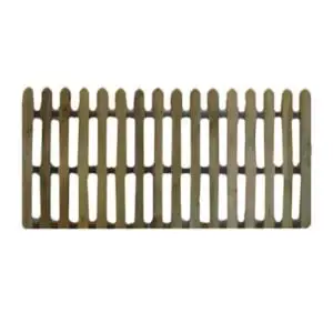 6FT X 3FT PALISADE PANEL ROUNDED TOP