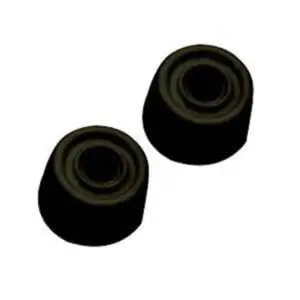 BLACK DOOR STOPPS 2 PACK