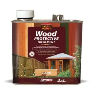 2.5 LITRE CLEAR WOOD PROTECTIVE TREATMENT BARRETTINE