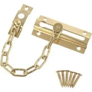 DOOR SAFETY CHAIN POLISHED BRASS