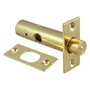 DOOR SECURITY BOLTS BRASS 60MM 2 PACK