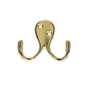 DOUBLE ROBE HOOK BASSED 2 PACK