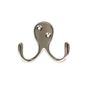 DOUBLE ROBE HOOKS CHROME 1 PACK