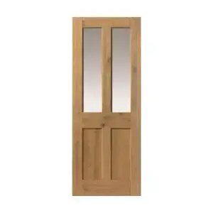 OAK SHAKER 4 PANEL - GLAZED PREFINISHED 35x1981x76