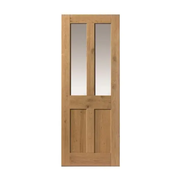 OAK SHAKER 4 PANEL - GLAZED PREFINISHED 35x1981x76