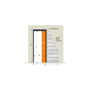 SINGLE POCKET DOOR SYSTEM 1981 x 915