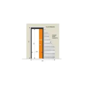 SINGLE POCKET DOOR SYSTEM 1981 x 686