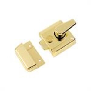 BRASS CYLINDER NIGHTLATCH NARROW