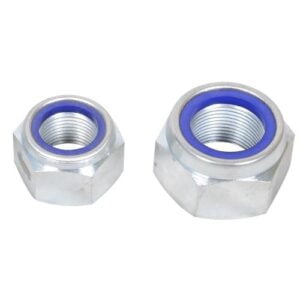 M6 NYLON INSET LOCK NUTS BZP