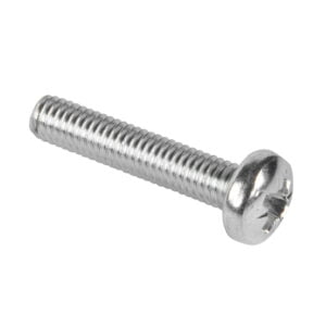 M4 X 6MM PAN POZI MACHINE SCREWS & NUTS 10 PACK