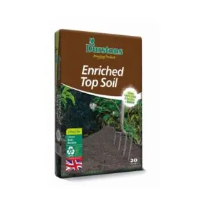 4 BAGS OF 20 LITRE DURSTONS ENRICHED TOP SOIL PEAT FREE