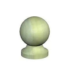 4" POST BALL FINIAL
