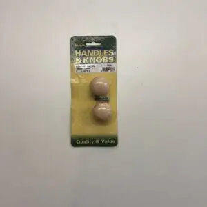 CERAMIC KNOBS BEIGE  35MM  2 PACK