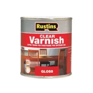 RUSTINS 250ML POLYURETHANE CLEAR VARNISH GLOSS QD