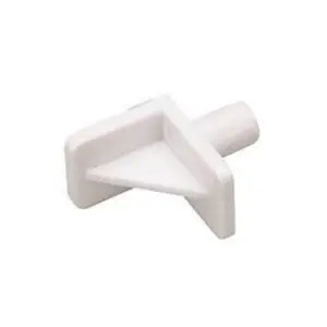 SHELF SUPPORT STUDS WHITE 20 PACK
