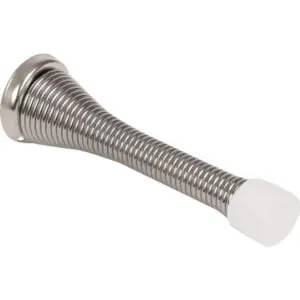 SPRING DOOR STOP CHROMED