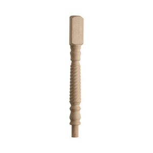 Oak 91mm Barley Twist Half Newel Turning 196 Head