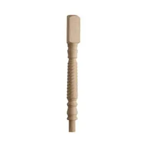 Oak 91mm Barley Twist Half Newel Turning 196 Head