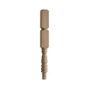 Oak 91mm Barley Twist Newel Turning 430 Head