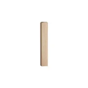 Oak 90mm 615mm Newel Base