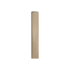 Oak 90mm Half Newel Base x 615mm