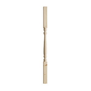 41mm Pine Edwardian Spindle x 1100mm PEFC